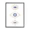 Stupell Industries Eye Of Providence Abstract Deco Arrangement Vivid Blue Framed Wall Art